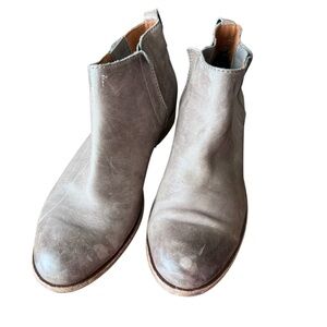 Kork Ease Booties Sz 9.5 Leather pull on Ankle High